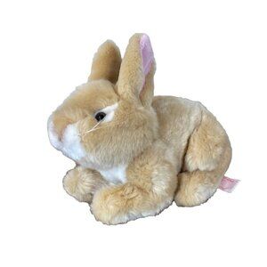 Realistic Tan Bunny Rabbit Stuffed Plush Mouse In The House 14” Weighted Easter